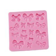 Soft Silicone Fondant Decorating Bowknot Modelling Cake Mold Mould Baking Tools