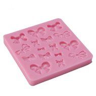 Soft Silicone Fondant Decorating Bowknot Modelling Cake Mold Mould Baking Tools N2