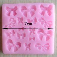 Soft Silicone Fondant Decorating Bowknot Modelling Cake Mold Mould Baking Tools N4