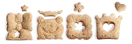 Lunch Punch Sandwich Cutters, Set of 4, Whimsical Shape N3