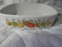 Corning Ware Spice of Life 1 Quart Casserole Dish A-1-b Corning Ware Small Casserole