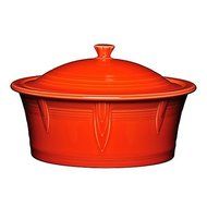 Fiesta 90-Ounce Covered Casserole Dish, Poppy