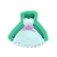 TANGCHU Fondant Cake Decoration Sugarcraft Clay Mold Princess Skirt Green N2