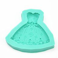 TANGCHU Fondant Cake Decoration Sugarcraft Clay Mold Princess Skirt Green N6