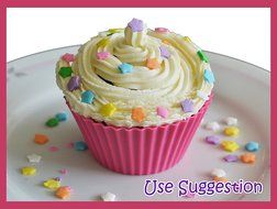 Silicone Cupcake Baking Cups Set of 12 N7