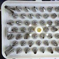 "Cake Decorating Nozzles Craft Tip Pastry Stainless Steel Set" shopping N4