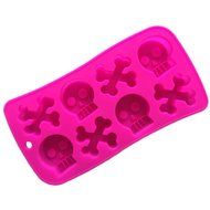 Joyi 2pcs 8-cavity Skull Candy Molds Chocolate Molds, Ice Cube Molds, Silicone Baking Molds, PREMIUM Silicone... N2
