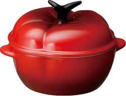 Le Creuset Stoneware 8-Ounce Petite Tomato Casserole, Red