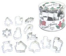 R &amp; M Holiday Classics 12 Piece Cookie Cutter Tub Set