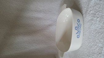 Vintage Corningware Blue Cornflower 1 Quartt Casserole Dish No Lid
