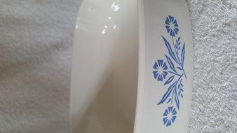 Vintage Corningware Blue Cornflower 1 Quartt Casserole Dish No Lid N2