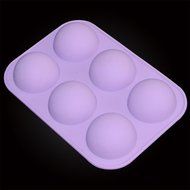 5cmDia Half Ball Sphere Cake Muffin Pastry Jello Silicone Pan Mold Tray Bakeware N2