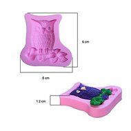 Owl Silicone Fondant Cake Mold Chocolate Polymer Clay Mould N2