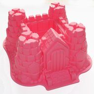 X-Haibei 3D Castle Bundt Cake Pan Chocolate Gelatinas Ice Cream Bakeware Silicone Mold N3