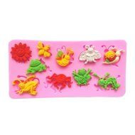 Pretty Mini Insects Bee Silicone Fondant Molds Chocolate DIY Cake Decorating Mold