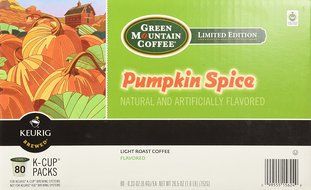 Green Mountain Coffee Fair Trade Pumpkin Spice K-Cups 80 Count Value Box N3