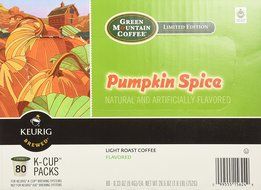 Green Mountain Coffee Fair Trade Pumpkin Spice K-Cups 80 Count Value Box N4
