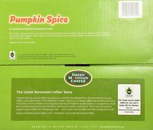 Green Mountain Coffee Fair Trade Pumpkin Spice K-Cups 80 Count Value Box N5