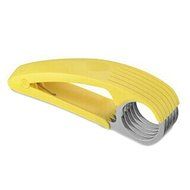 ASDOMO Banana Slicer Kitchen Banana Section Plastic Banana Slicer Chopper Fruit Cutter Cucumber Salad Stainless... N6