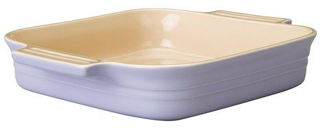 Le Creuset Stoneware 5" 13cm Square Baking Dish, Lilac Mist Lavender Purple