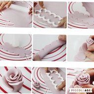 Sugar and Spice Kitchens Rose Fondant Cutters Edible Decorations PRO Cake Decorating Gum Paste Flowers Rose Kit... N5