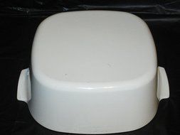 Corning Ware JUST WHITE 5 Liter Covered Casserole Baking Dish w/ Lid N2