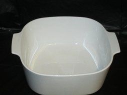 Corning Ware JUST WHITE 5 Liter Covered Casserole Baking Dish w/ Lid N3