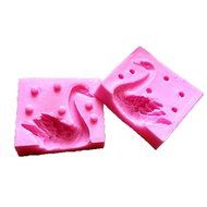 "Silicone 3D Swan Cake Mold Fondant Decorating Tools Soap Mould Wedding Decoration Cupcake shopping