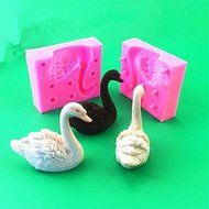 "Silicone 3D Swan Cake Mold Fondant Decorating Tools Soap Mould Wedding Decoration Cupcake shopping N2