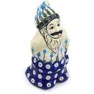 Ceramika Bona H0663H Polish Pottery Ceramic Santa Clause Figurine Hand Painted, 7-Inch
