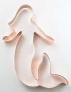 Pretty Mermaid Copper Cookie Cutter