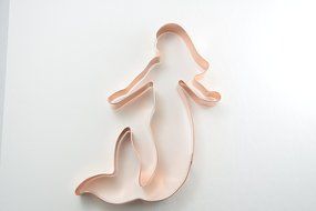 Pretty Mermaid Copper Cookie Cutter N2