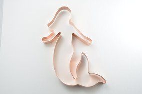 Pretty Mermaid Copper Cookie Cutter N4