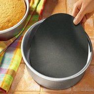 Mangocore Twin pack Pan Mat, 2 Non-stick round pan liner sheet (black) N4