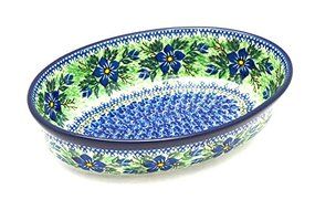 Polish Pottery Baker - Oval - Small - Unikat Signature - U1281