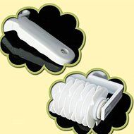 ASDOMO Baking Tool Cookie Pie Pizza Bread Pastry Lattice Roller Cutter Plastic Kitchen Baking Dough Cookie Pie... N6
