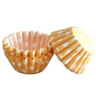 100Pcs Dotted Mini Paper Baking Cups Liner Muffin Cupcake Paper Cake Case N4