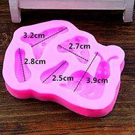 JaneDream Soft Easy To Use Kitching 3D Silicone Mold DIY Baking Cake Tools Fairy Stand N4