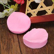 "2Pcs Petal Shaped Silicone Mold Press Mould Cake Decoration Fondant Cake Mould" shopping N2