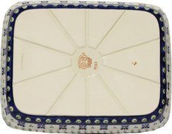 Polish Pottery Baking Dish 8 Inch X 10 Inch From Zaklady Ceramiczne Boleslawiec 370-296a Classic Pattern N4