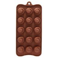 "15 Holes Silicone Cake Mold 6 Patterns (Knot)" shopping N3