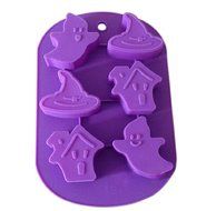 Wholeport Ghost Shape Silicone Baking Cake Mold Candle Mold