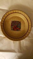 10" pottery craft cherry pie pan