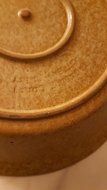 10" pottery craft cherry pie pan N2