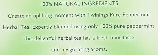 Twinings Pure Peppermint Tea 48-Count K-Cups for Keurig Brewers N7
