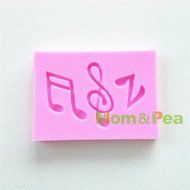 Mom&amp;pea 0644 Musical Notation Shaped Silicone Mould for Fondant Cake Sugar Paste Cake Decoration 3d Cake Toppers... N3