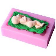 Joinor 3D Lovely Sleeping Baby Silicone Fondant Mold Sugarcraft Tool, Handmade Soap Mold, Cake Decorating Cupcake...