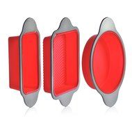 Silicone Bakeware Set | 3-Piece Professional Non-Stick Silicone Baking Set by Boxiki Kitchen | Includes Round... N4