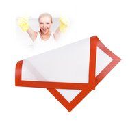 Silicone Baking Mat, Set of 2, Non-stick Reusable Baking Liner, Macaron/pastry/cookie/bun/bread Making Sheet,40cm...