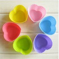 WMSTUDIO 6pcs/Set Mixed Colors Silicone Muffin Cases Cake Cupcake Liner Baking Molds Cake Moulds Gift N2